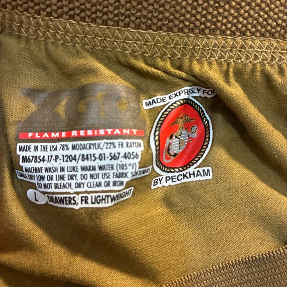 NWT FROG Flame Resistant Silkweight Drawer Pants Mens L FR Lightweight USMC - Picture 3 of 5